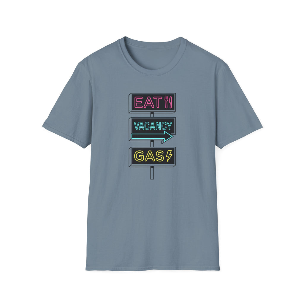 Neon Road Sign T-Shirt