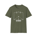 Wyoming Bison Coordinates T-Shirt