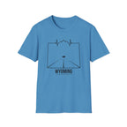 Wyoming Bison Coordinates T-Shirt