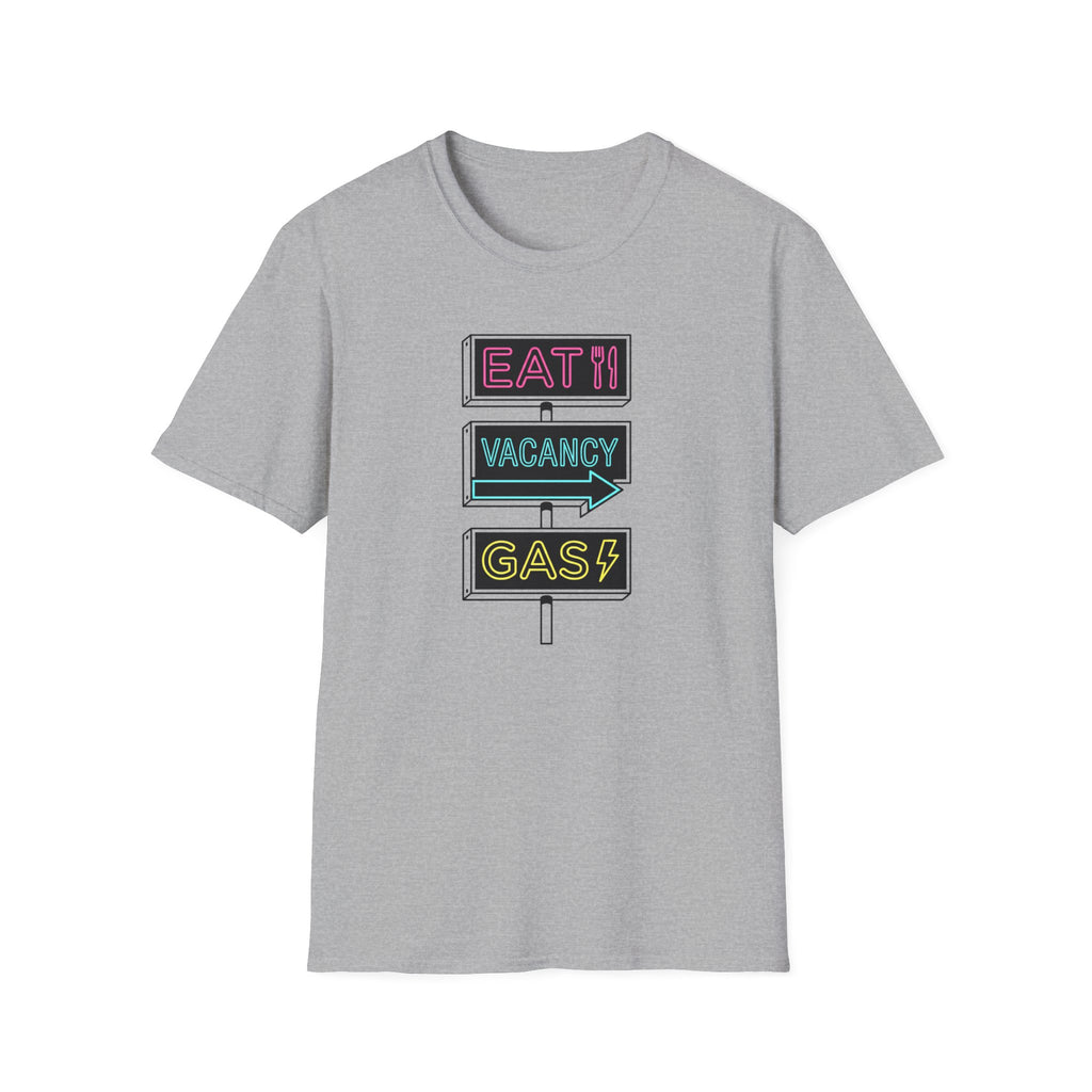 Neon Road Sign T-Shirt