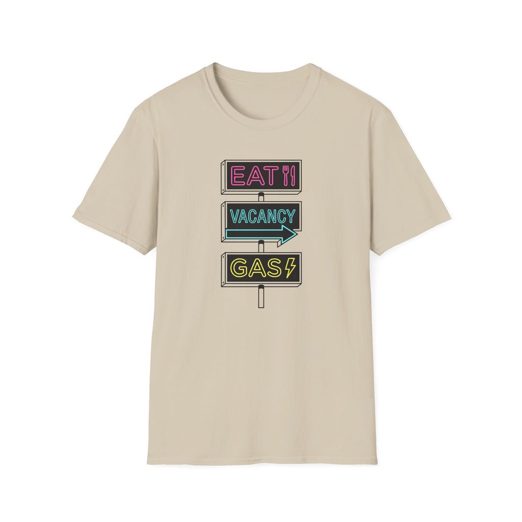 Neon Road Sign T-Shirt
